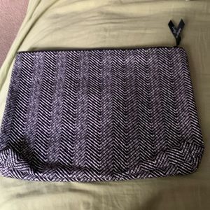 thirty-one Black & White Chevron Cosmetic Pouch